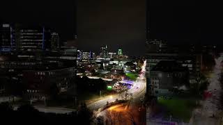 Downtown Raleigh at night #raleigh #northcarolina #downtown #drone