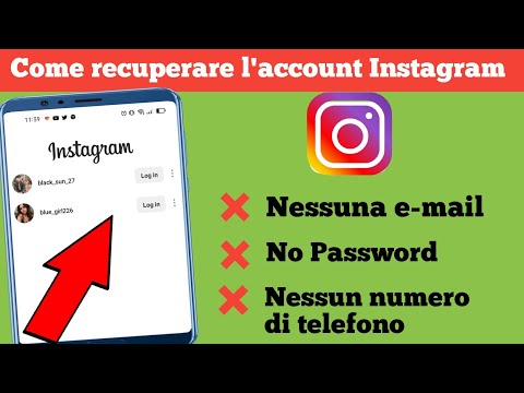 Come recuperare l'account Instagram senza e-mail e numero di telefono 2022 || Instagram recover