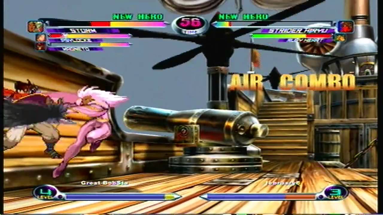 MvC2 (360) Online Player Matches -  GreatBobSta(MSP) vs february6/taiji(Stri,Mor,Ruby) 