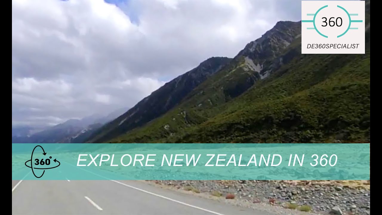 travel in  New Zealand in 360 degrees / virtual reality