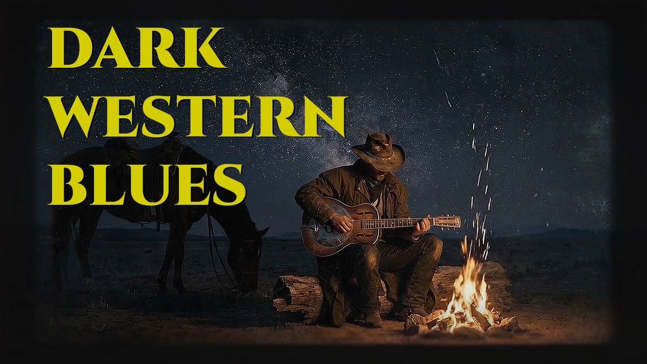 Dark Blues 9 | 3 Hours of Gritty Western Music for Focus and Absolute Silence
