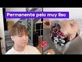 Permanente cabello muy liso a Ondulado. DESCUBRE EL CAMBIO ❗️Low Fade