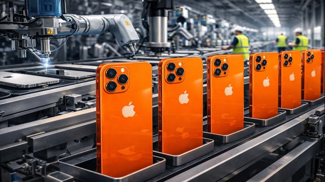 Inside Apple's Assembly Line: iPhone Production Explained - YouTube