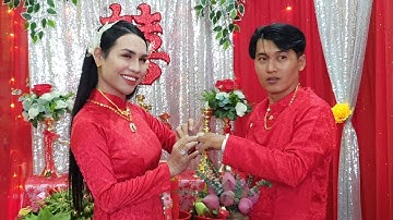 Đám cưới người đẹp chuyển giới Bé HAI MAI THY - TẤN HẠNH: cô dâu HẠNH PHÚC nhận quà khủng