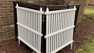 Beimo Privacy Fence Panels Screen Outside, Keep your garbage cans hidden