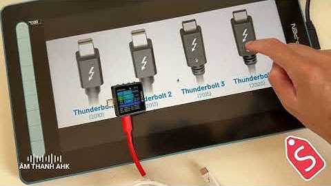 Cổng Thunderbolt là gì? So sánh Thunderbolt 5 là gì? #sieusandeal