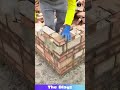 Building a Wall by HAND?! This Mason is Playing Real-Life Minecraft!