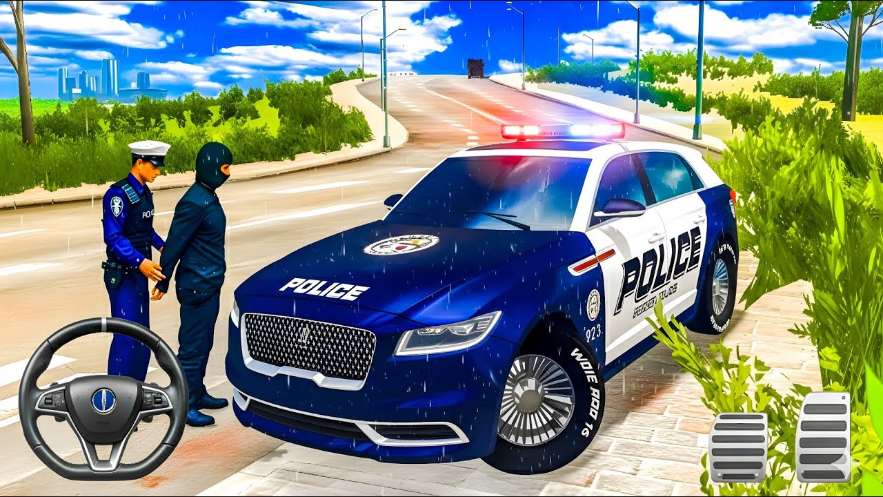 Police Car Chase Simulator 3D Game - Real Cop Cars Driving Simulator 2025 - Android GamePlay