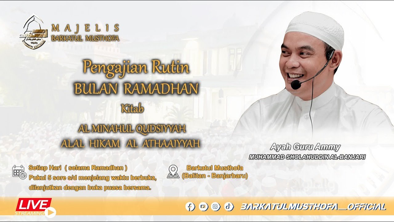 Pengajian Rutin Selama Bulan Ramadhan 1447 H ,  24  Februari  2026