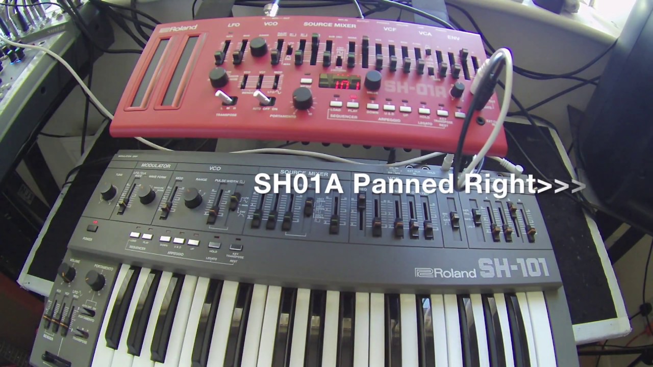 Roland SH101 vs SH01A
