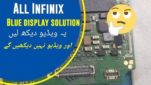 Infinix Hot 8 X650 Black Display Repair |how to repair infinix graphics problem
