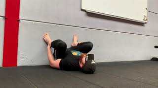 Supine Wall Squat