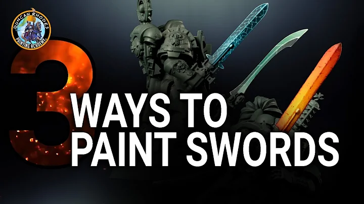 3 WAYS TO PAINT SWORDS!!!! Magma! Crystalline! Ene...