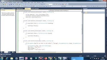 How to Speech Synthesizer Class use in C#