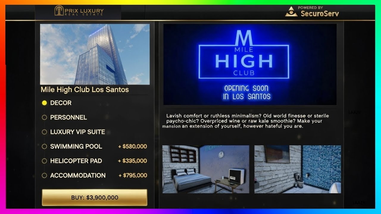 Утечки информации о новом DLC MILE HIGH CLUB для GTA 5 (2026 год), Skyscraper Business, трейлер G...