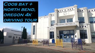 Coos Bay and North Bend, Oregon | 4k Driving Tour