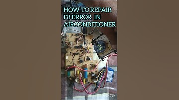 🏔 F8 ERROR PROBLEM IN AIRCONDITIONER. #shortvideo #shorts #shortsfeed #airconditioner #pcbrepair