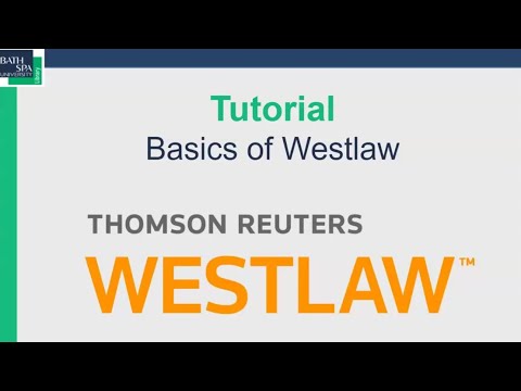 Westlaw basics