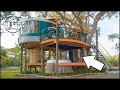 YURT TREEHOUSE Built by Senior for Fun & Retirement