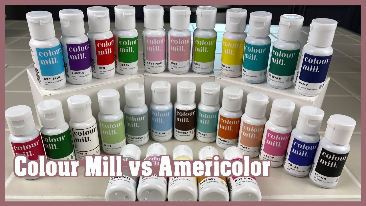 Colour Mill vs Americolor 