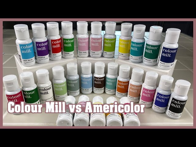 Colour Mill vs Americolor 