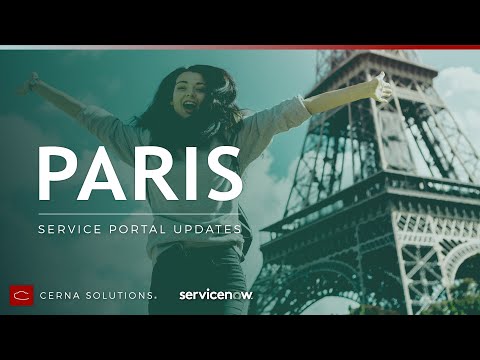 New in Paris: Service Portal Updates & Fresh Features
