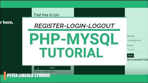 Simplest Login Logout system in php with Session Tutorial|Php Project