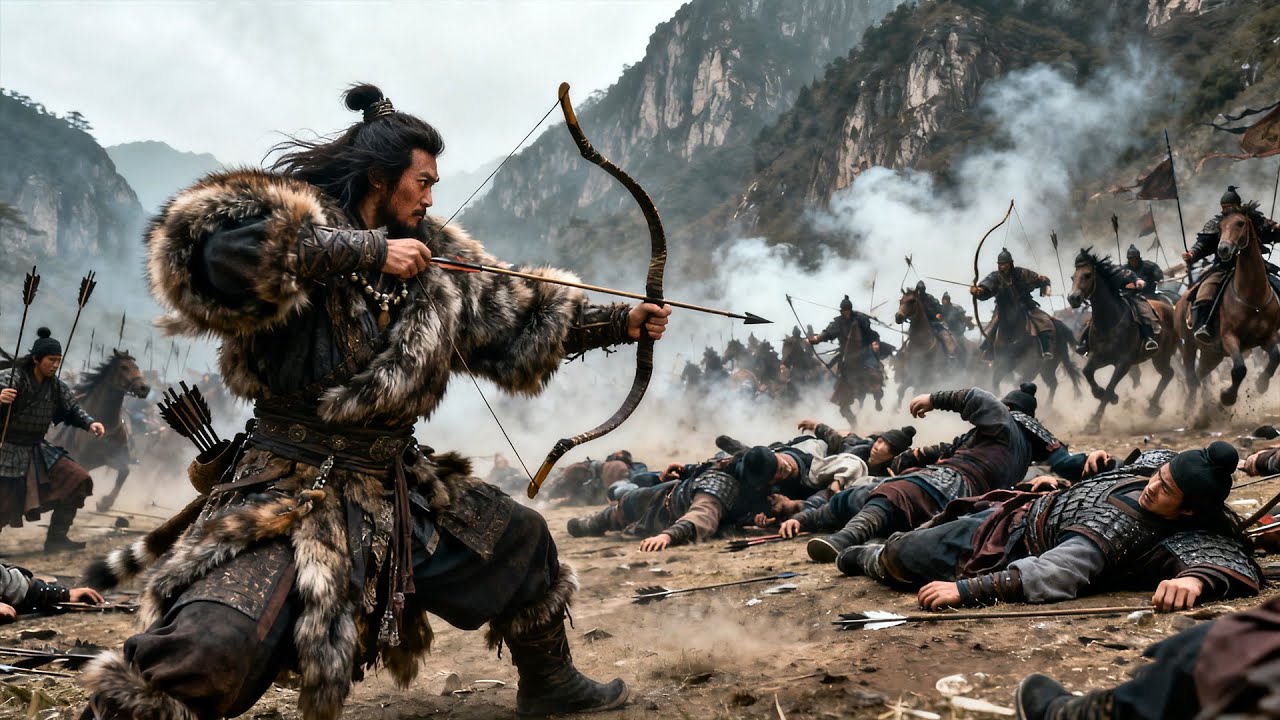 兩大部落開戰，草原將軍仅用一支箭，便射殺千萬敵軍！#kungfu  #武俠電影