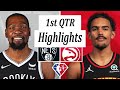 Brooklyn Nets vs. Atlanta Hawks Full Highlights 1st Quarter | NBA Season 2021-22