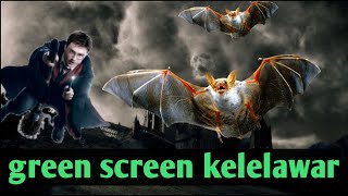 green screen kelelawar untuk bahan animasi
