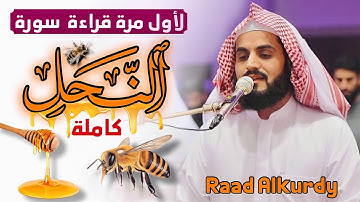 لأول مرة قراءة سورة (النحل) كاملة" رعد محمد الكردي Surah” AL Nahl Full Surah” Raad Mohammed Alkurdy.