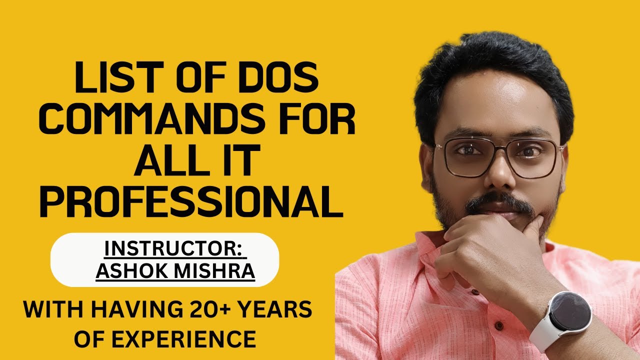 List of DOS commands for All IT Professional Part-2
