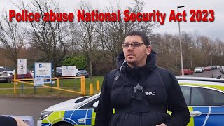 First Police Abuse of The National Security Act 2023