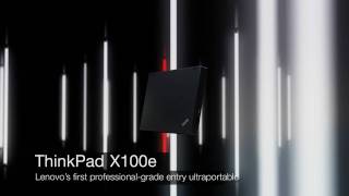 Lenovo ThinkPad X100e notebook product tour Lenovo ThinkPad X100e notebook product tour