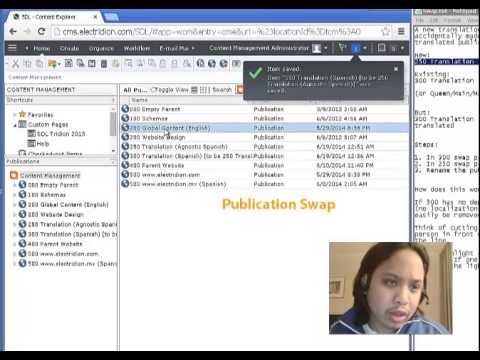SDL Tridion BluePrint Publication Swap