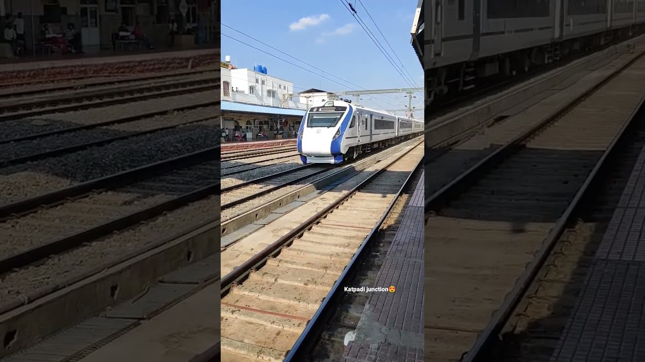 😍vande bharat  express new Chennai-coimbatore#vandebharatexpress #chennai #coimbatore #railway😍