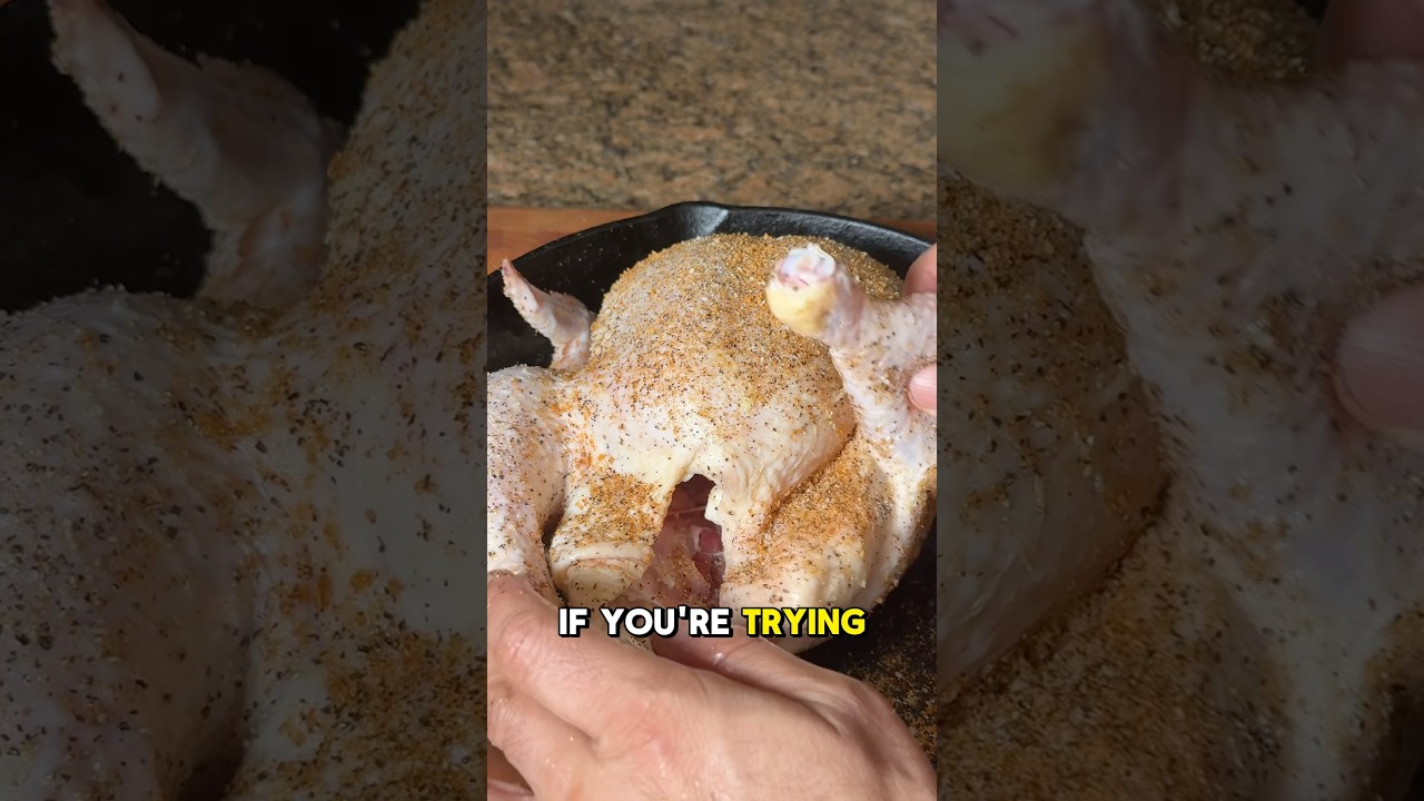 Как обвязать курицу без шпагата | Кулинарный лайфхак 🍗