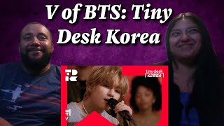 V of BTS: Tiny Desk Korea | REACTION