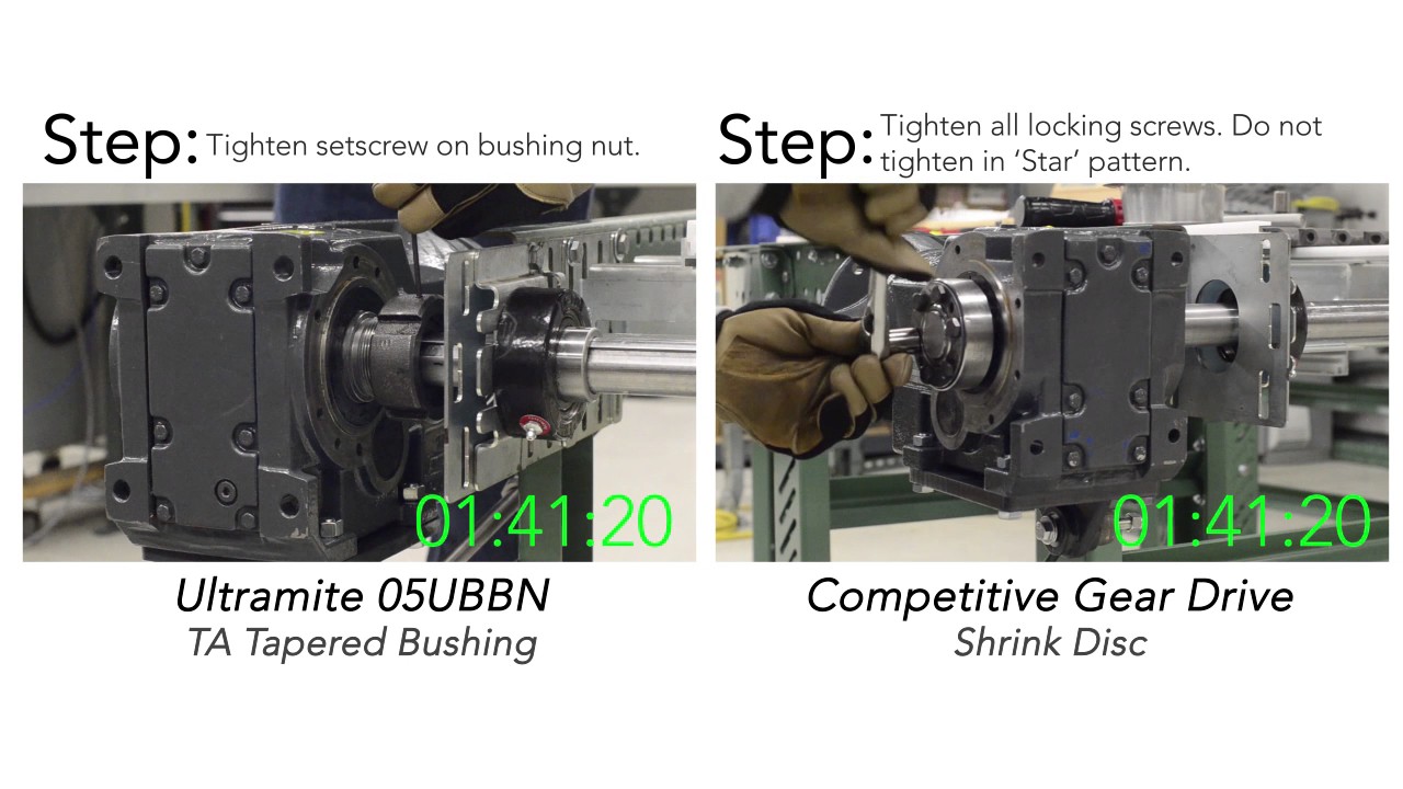 Falk Ultramite UB Gear Drive Side by Side Installation Comparison YouTube