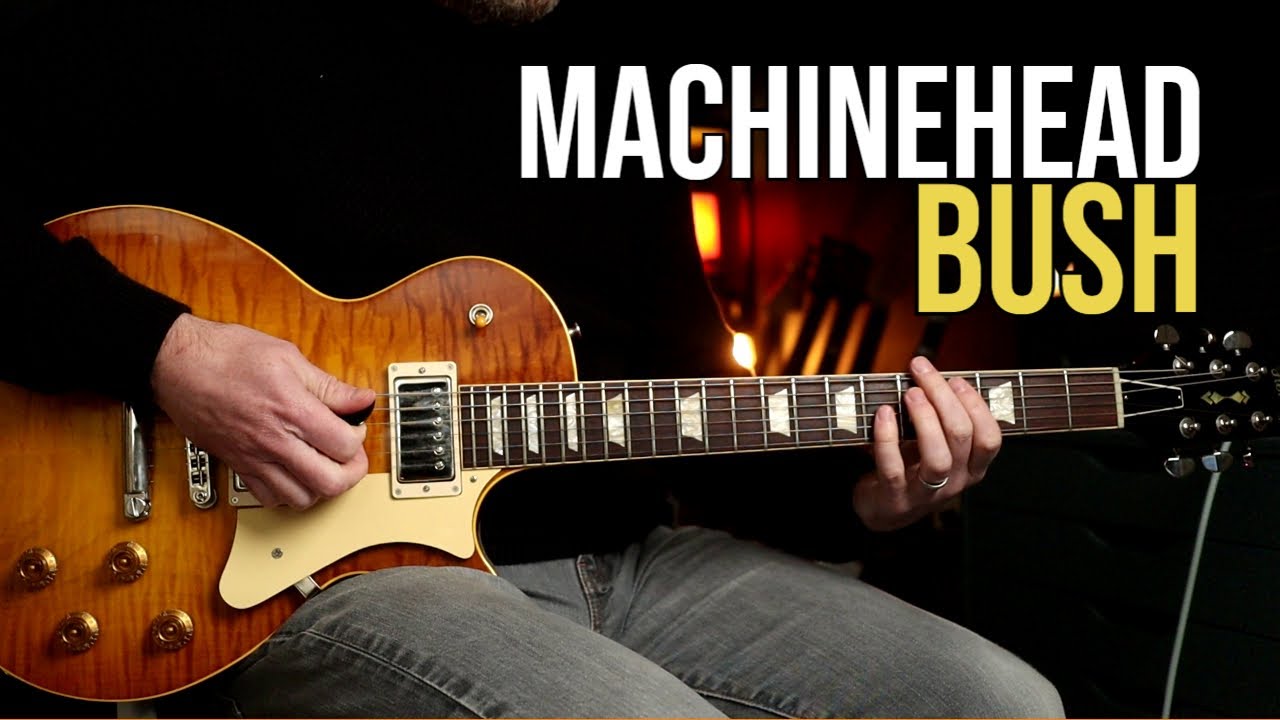 How to Play "Machinehead" by Bush Guitar Lesson YouTube