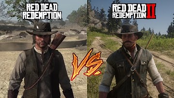RDR 2 vs RDR 1 - John Marston Comparison