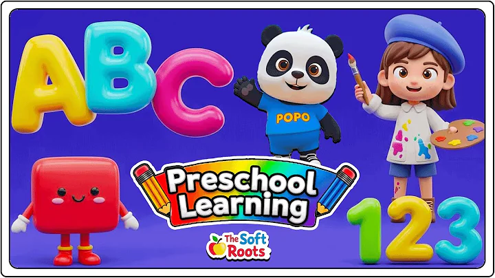 Preschool Learning activities for 3 year olds at home | Learn ABC Phonics Shapes Numbers Colors 🌈