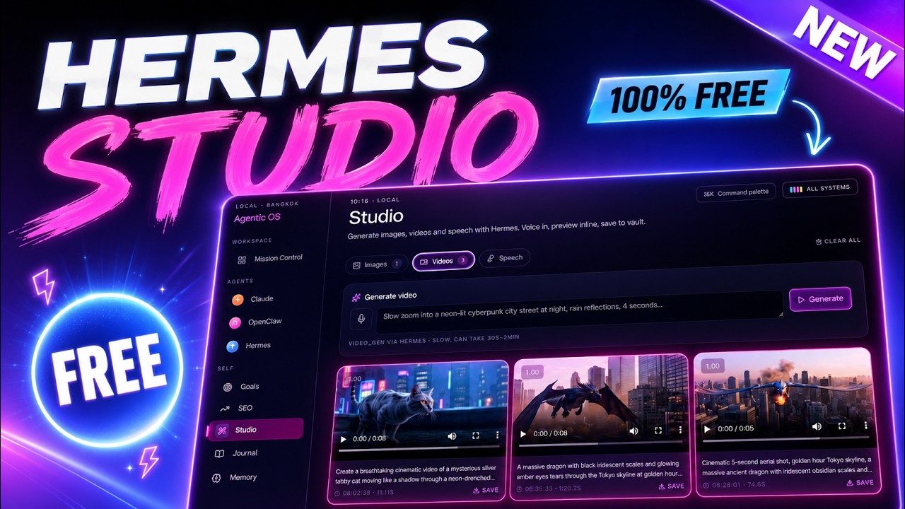 Hermes Agent OS Is Next Level 🤯
