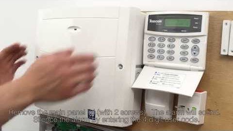 How to change Texecom Premier alarm battery