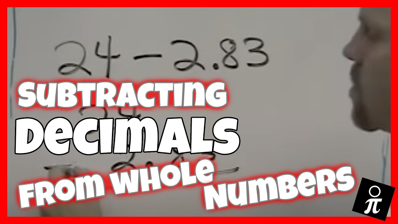 subtracting-decimals-from-a-whole-number-youtube