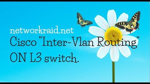 Inter -Vlan- routing on Cisco L3 Switch