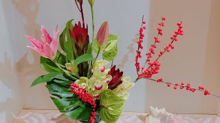 小さなフラワーアレンジメントの作り方【ゲリラライブ】