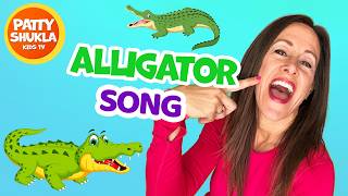 alligator animal song children learn animals sing along
