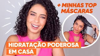 COMO FAZER HIDRATAÇÃO PERFEITA EM CASA + DICA DE MÁSCARAS |  JULIANA LOUISE
