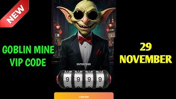 29 November Goblin Mine Game Code | Goblin Mine Game VIP Code | Goblin Mine Game Daily Code